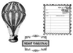 120577 Unity Stamp Websters Pages Unmounted Rubber Stamp Kit (Christmas Delivery) 1900円