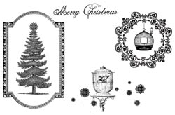 120580 Unity Stamp Websters Pages Unmounted Rubber Stamp Kit (Merry Christmas Home) 1900円