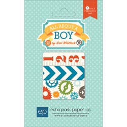 029592 [Echo Park Paper] All About A Boy Washi Tape 1000円