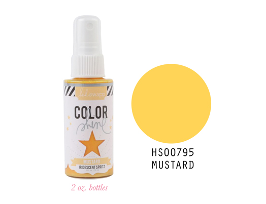255223 Heidi Swapp Color Shine Spritz 2 Ounces (Mustard)