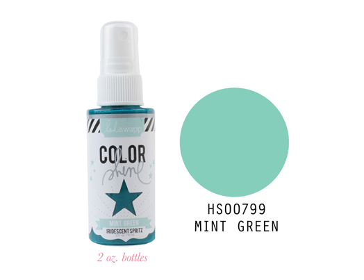255233 Heidi Swapp Color Shine Spritz 2 Ounces (Mint Green)