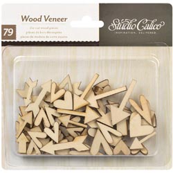 Studio Calico Wood Venner shape (Hearts  Arrows) 450円