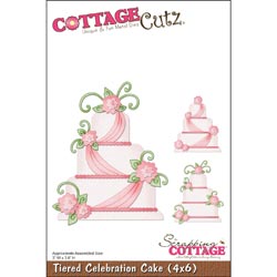 325530 CottageCutz Die 4x6 (Tiered Celebration Cake) 2495円