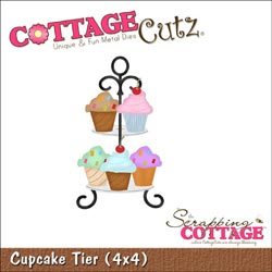 234596 CottageCutz Die 4x4 (Cupcake Tier) 1995円