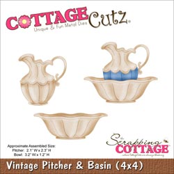 029942 Cottagecutz Die 4x4 (Vintage Pitcher Basin) 1995円