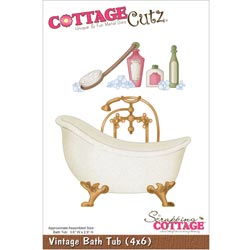 029958 Cottagecutz Die 4x6 (Vintage Bath Tub) 2495円