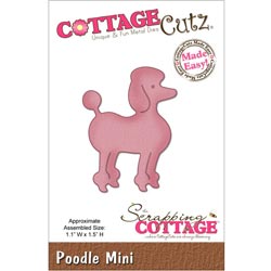 029965 Cottagecutz Mini Die 175x175 (Poodle) 600円