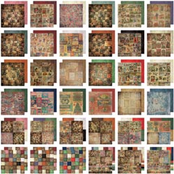 451947 [Tim Holtz] Idea-Ology Paper Stash Paper Pad 12インチ (Seasonal) 36枚 1600円