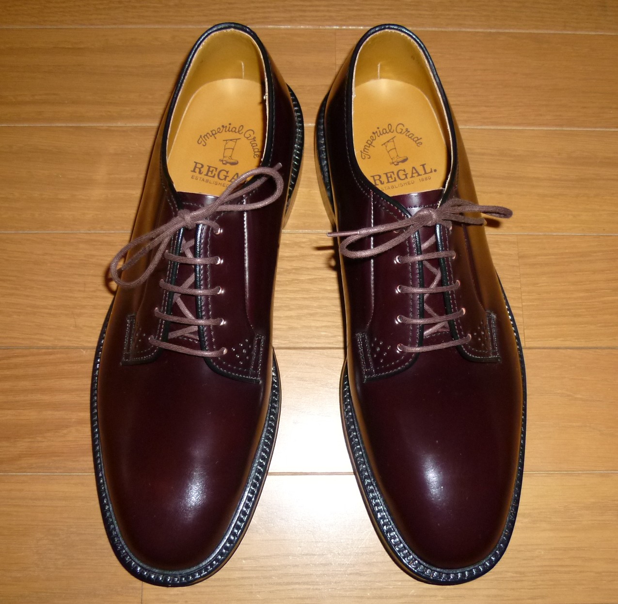 リーガル コードバン プレーントゥ（旧型） - 靴