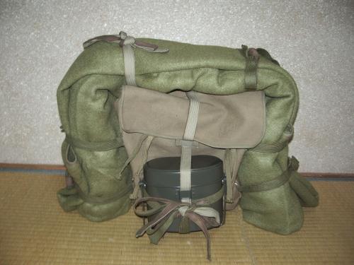 高級品市場 日本軍 蛸足背嚢 実物 - 個人装備