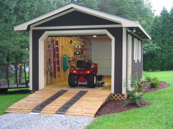 Lawn equipment storage shed plans entryway bench instructions