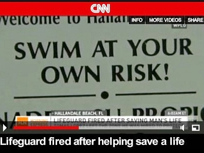 SWIM AT YOUR RISK