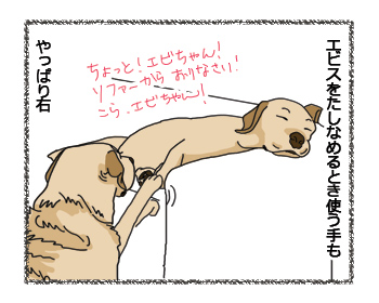 羊の国のラブラドール絵日記シニア!!犬4コマ漫画「ズバリ！・・・？」3