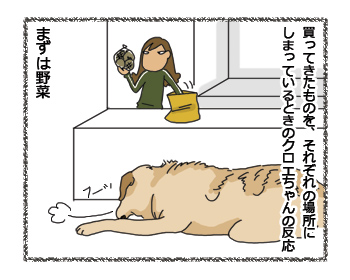 羊の国のラブラドール絵日記シニア!! わかりやすい4コマ漫画1