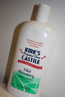 Kirk's, Original Coco Castile, Body Wash, Mint Rosemary, 16 fl oz (473 ml)