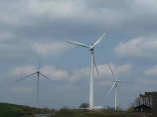 里美牧場の風力発電