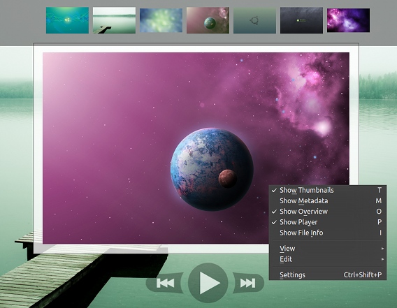 nomacs Ubuntu 画像ビューア 使い方